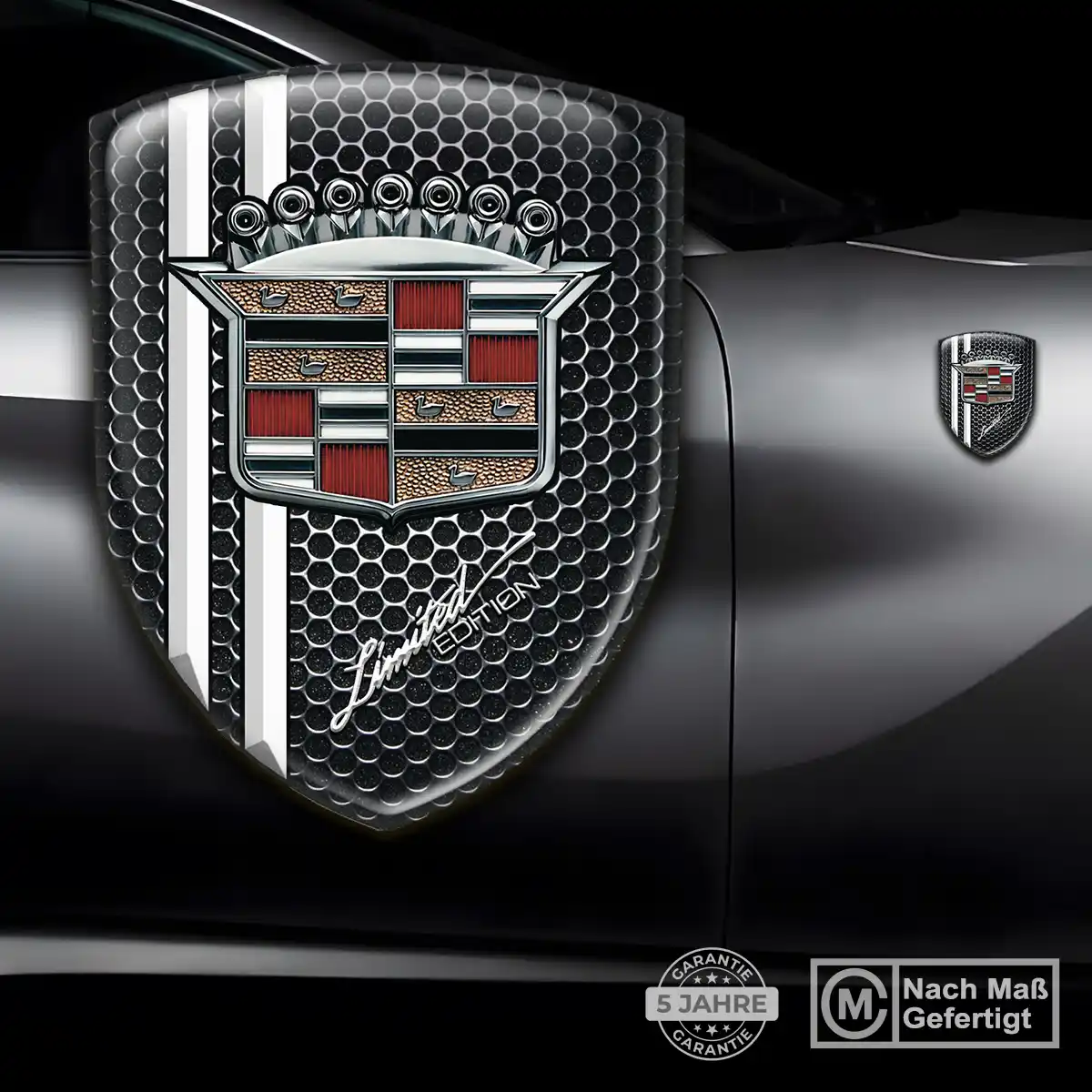 Cadillac Emblem Wappen Aufkleber Premiumqualität