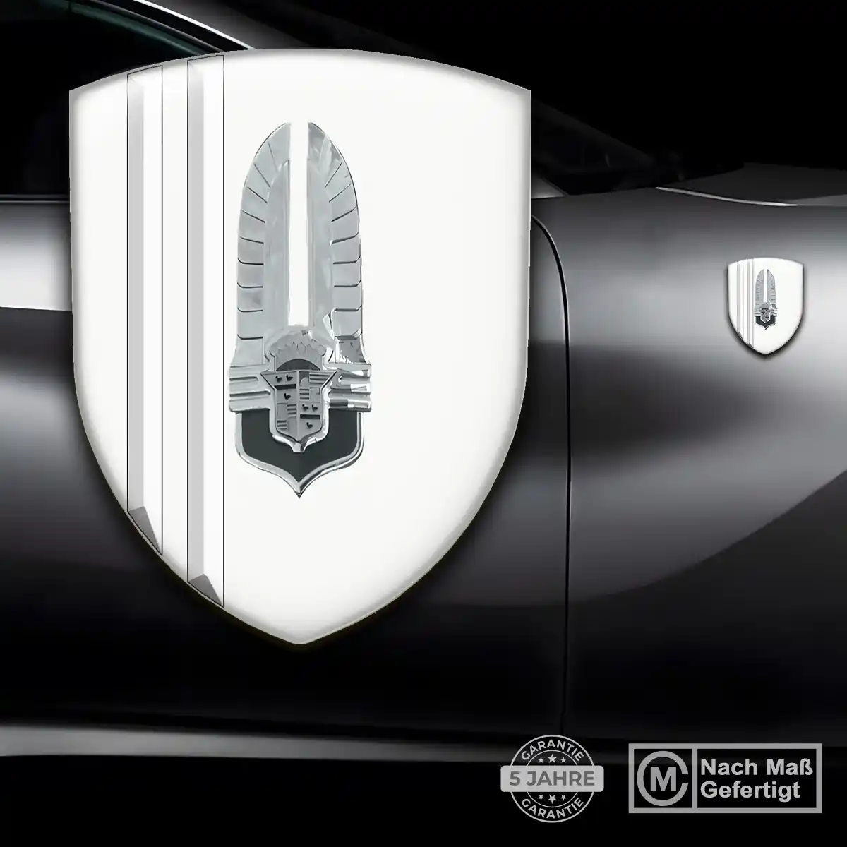 Cadillac Emblem Wappen Aufkleber Stilvolles Design