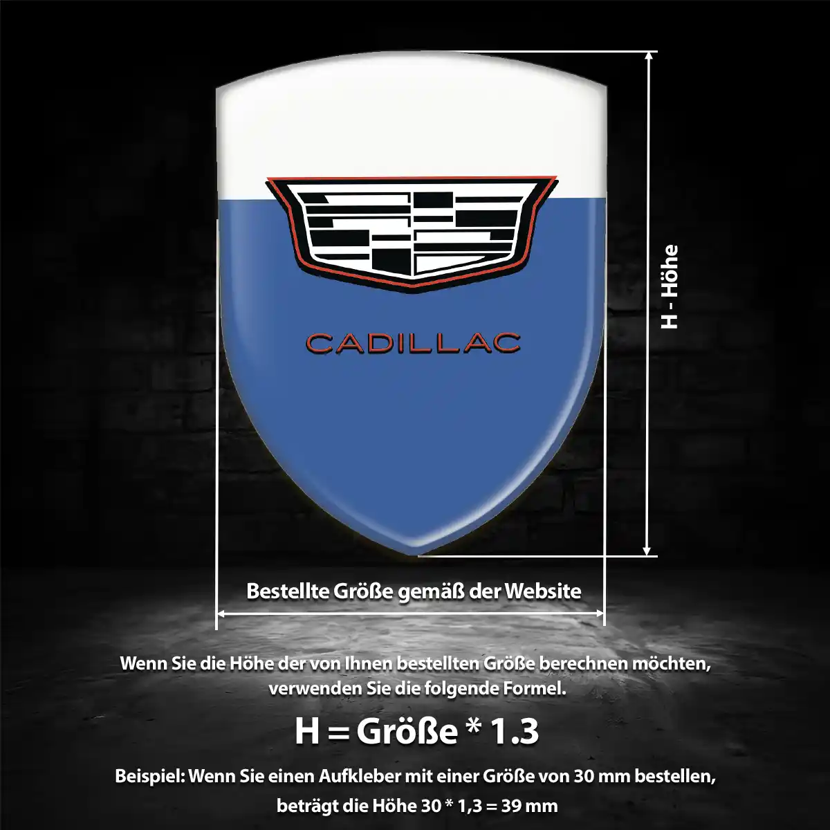 Cadillac Emblem Wappen Auto Edles Design