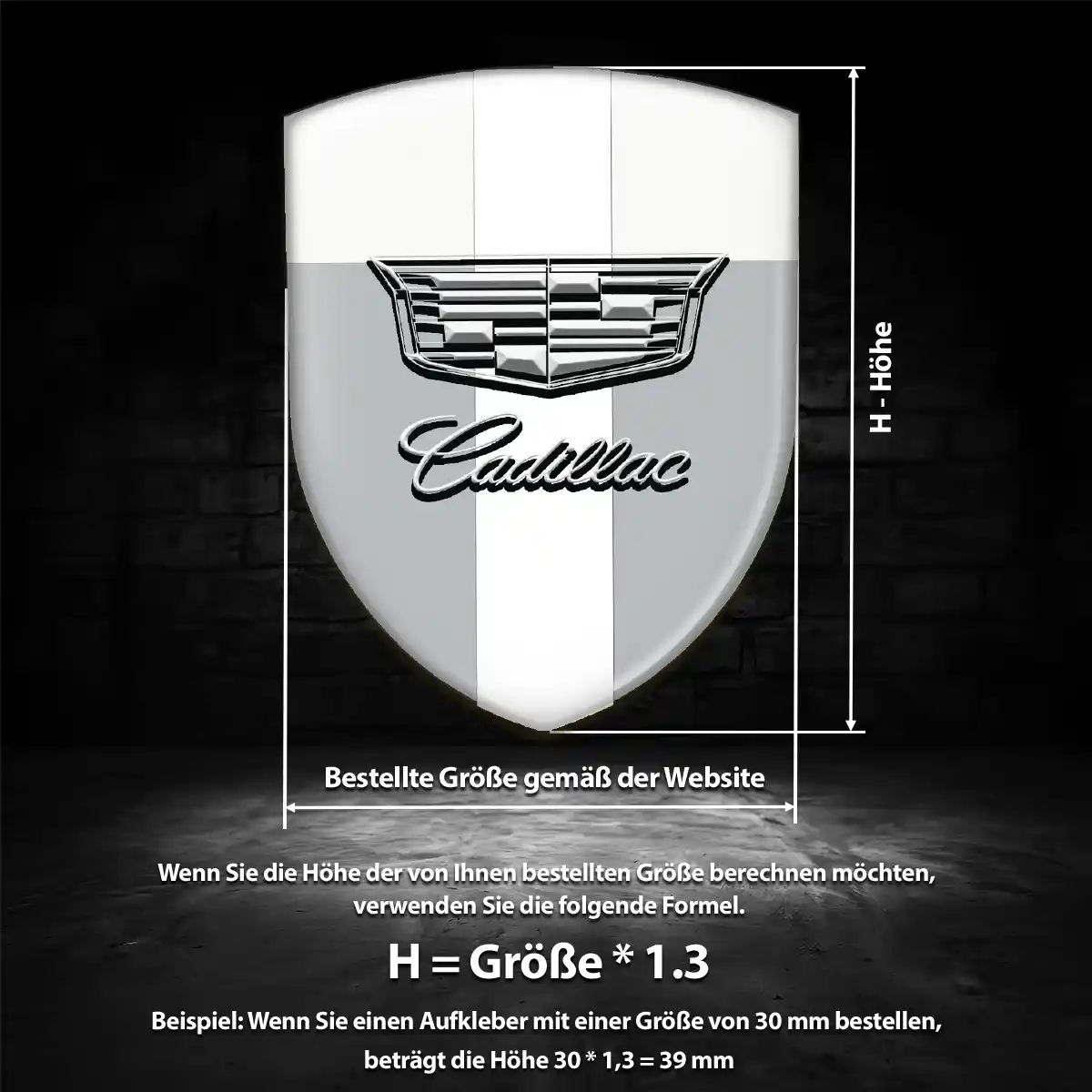 Cadillac Emblem Wappen Auto Erstklassige Qualität