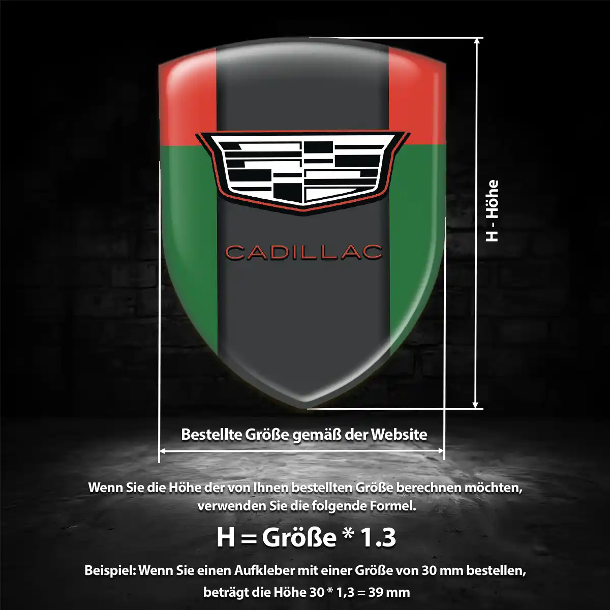 Cadillac Emblem Wappen Auto Exterieurdesign