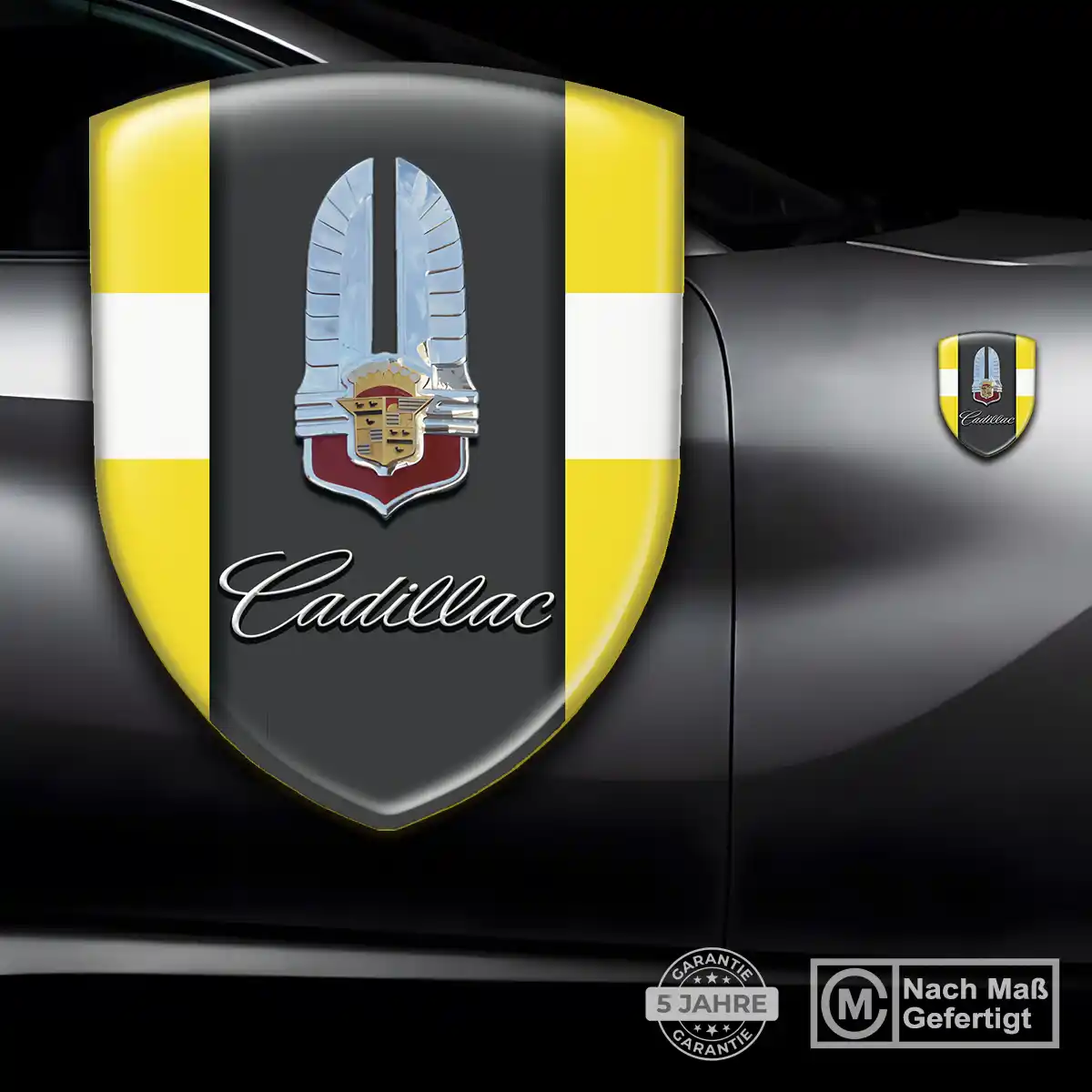 Cadillac Emblem Wappen Auto Hochwertiges Harz