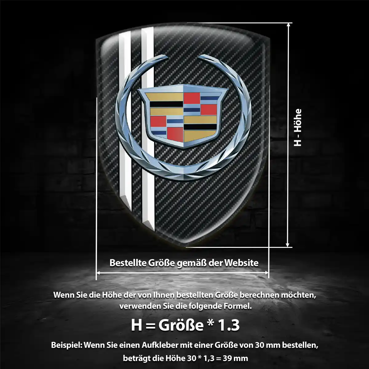 Cadillac Emblem Wappen Auto Hohe Qualität