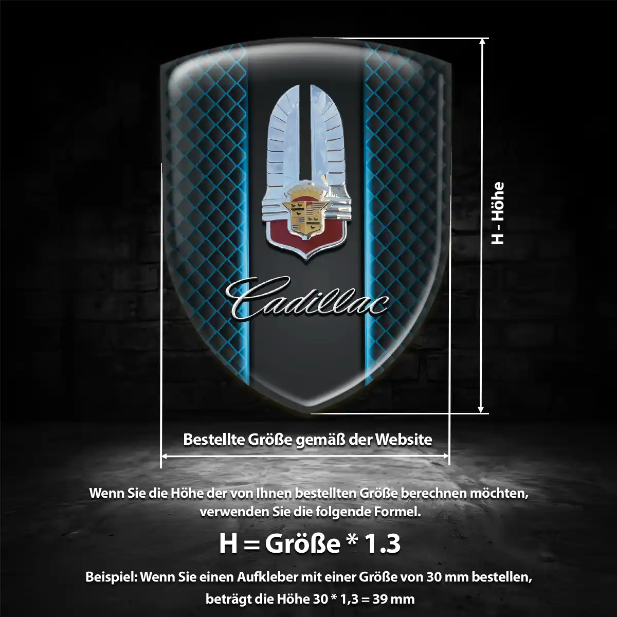 Cadillac Emblem Wappen Auto Spitzenqualität