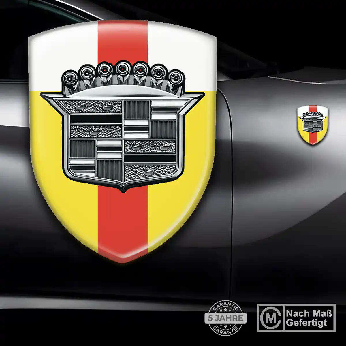 Cadillac Emblem Wappen Auto Tuningfahrzeug