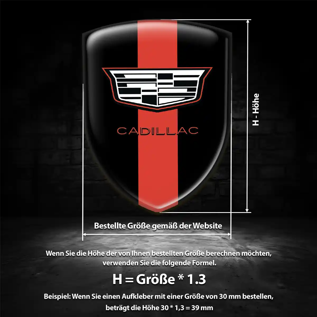 Cadillac Emblem Wappen Höchste Qualität