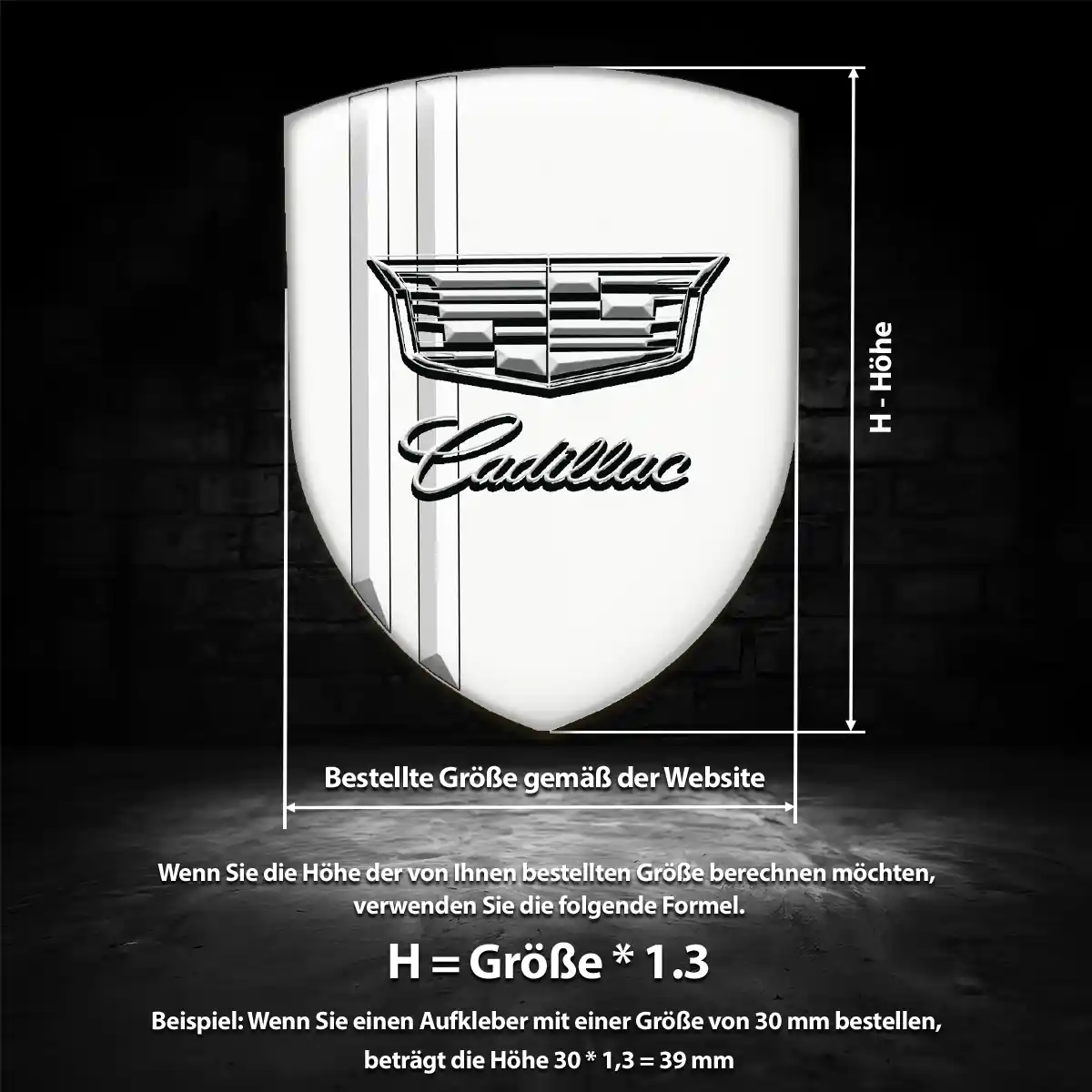 Cadillac Emblem Wappen Limitierte Auflage