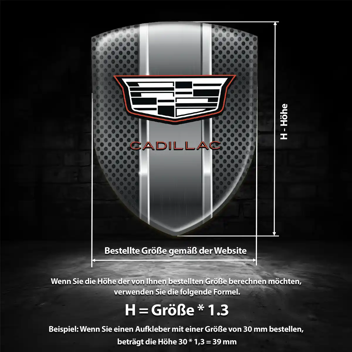 Cadillac Emblem Wappen Stilvolles Design
