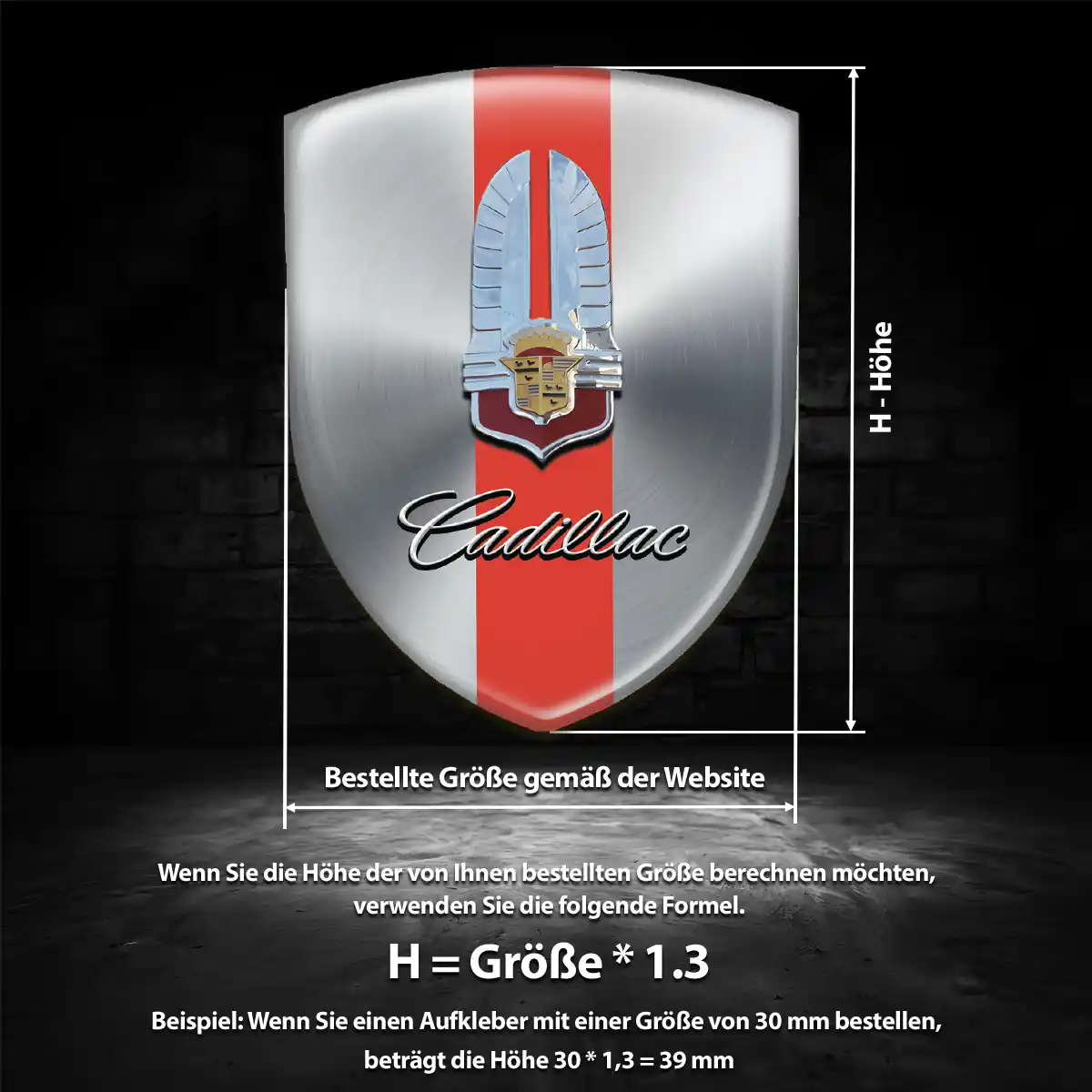 Cadillac Emblem Wappen Verlässliche Qualität