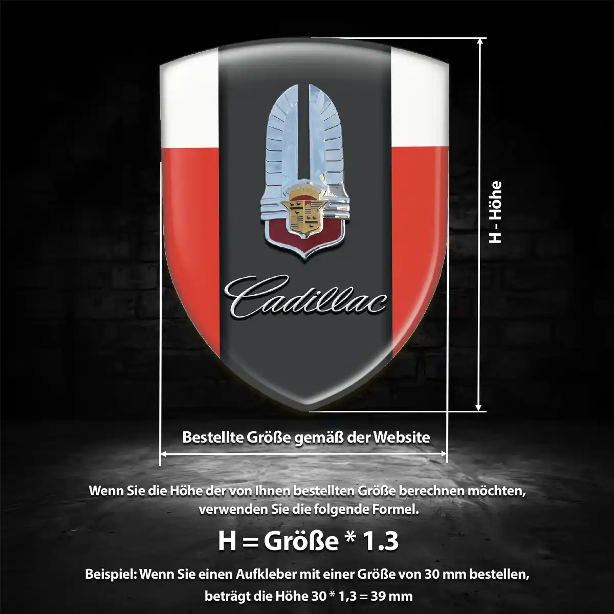 Cadillac Embleme Ausdrucksstarkes Design