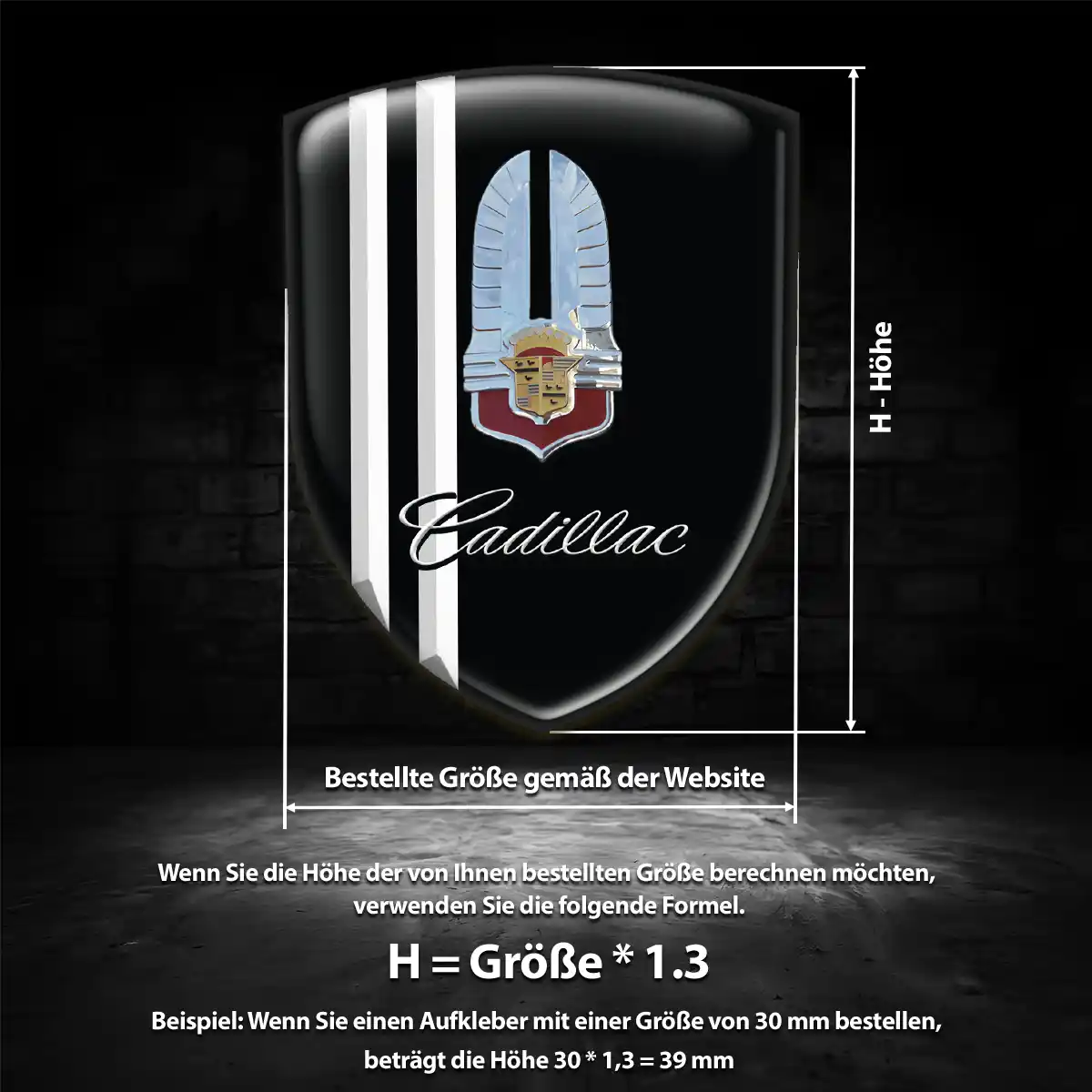 Cadillac Embleme Auto Ausdrucksstarkes Design
