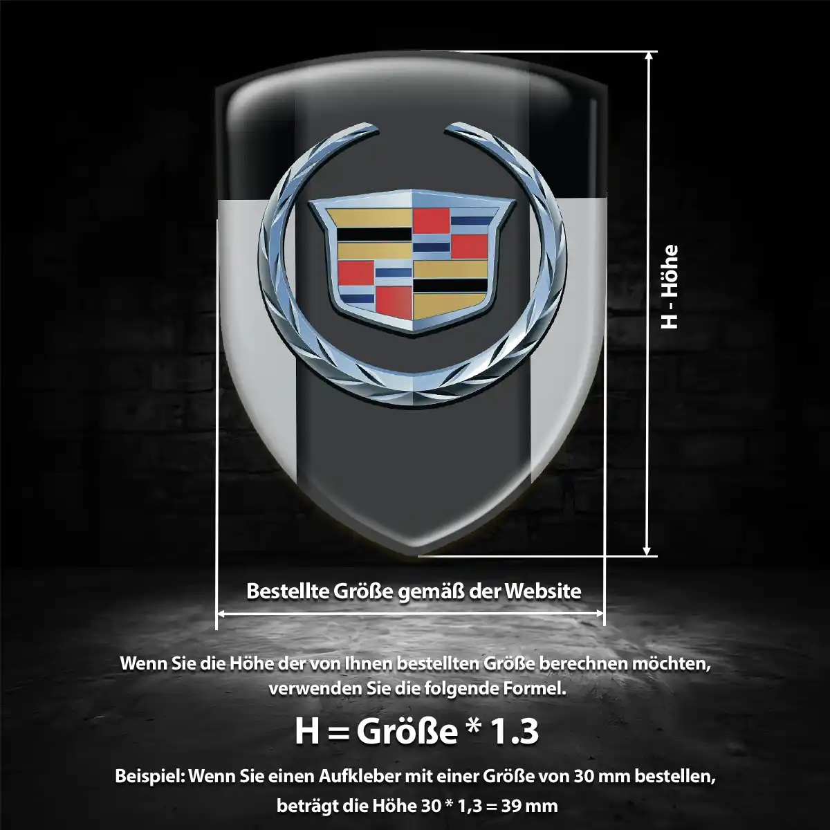 Cadillac Embleme Auto Überzeugende Qualität