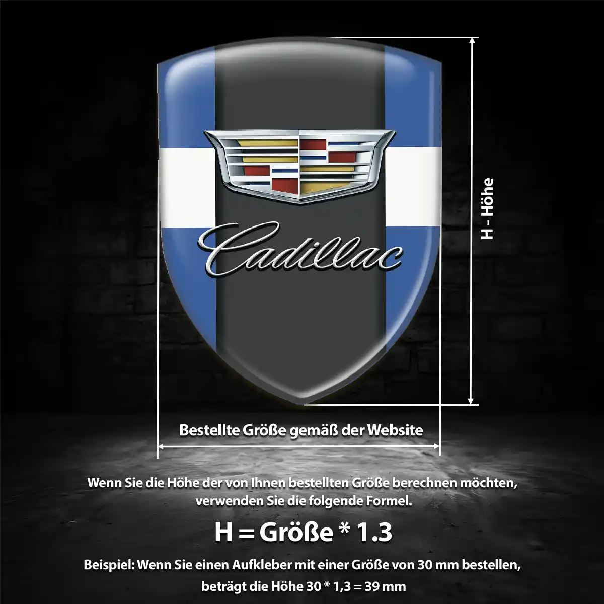 Cadillac Embleme Auto Erstklassige Qualität