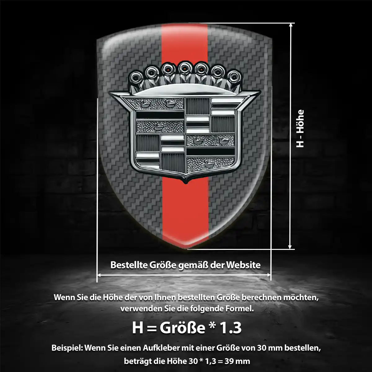 Cadillac Embleme Auto Hohe Qualität