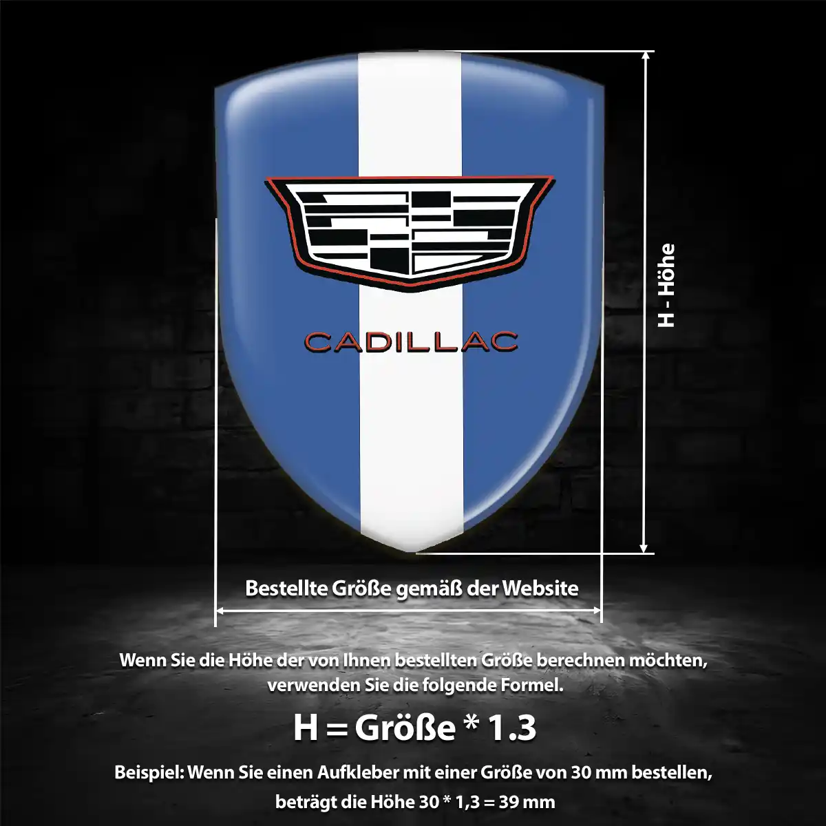 Cadillac Embleme Auto Limitierte Auflage