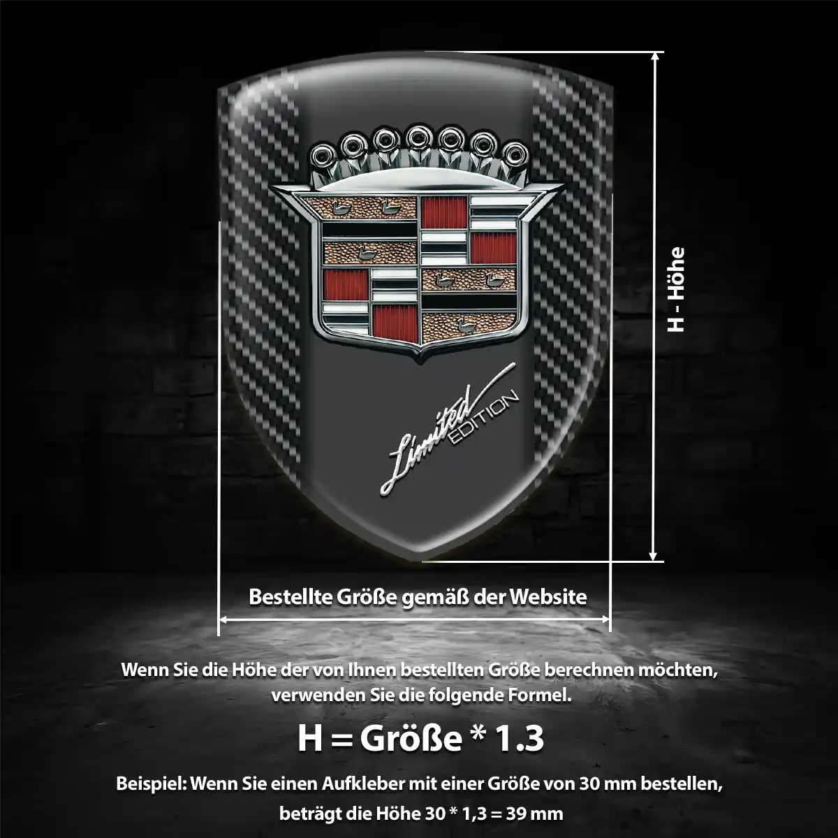 Cadillac Embleme Auto Premium-Edition