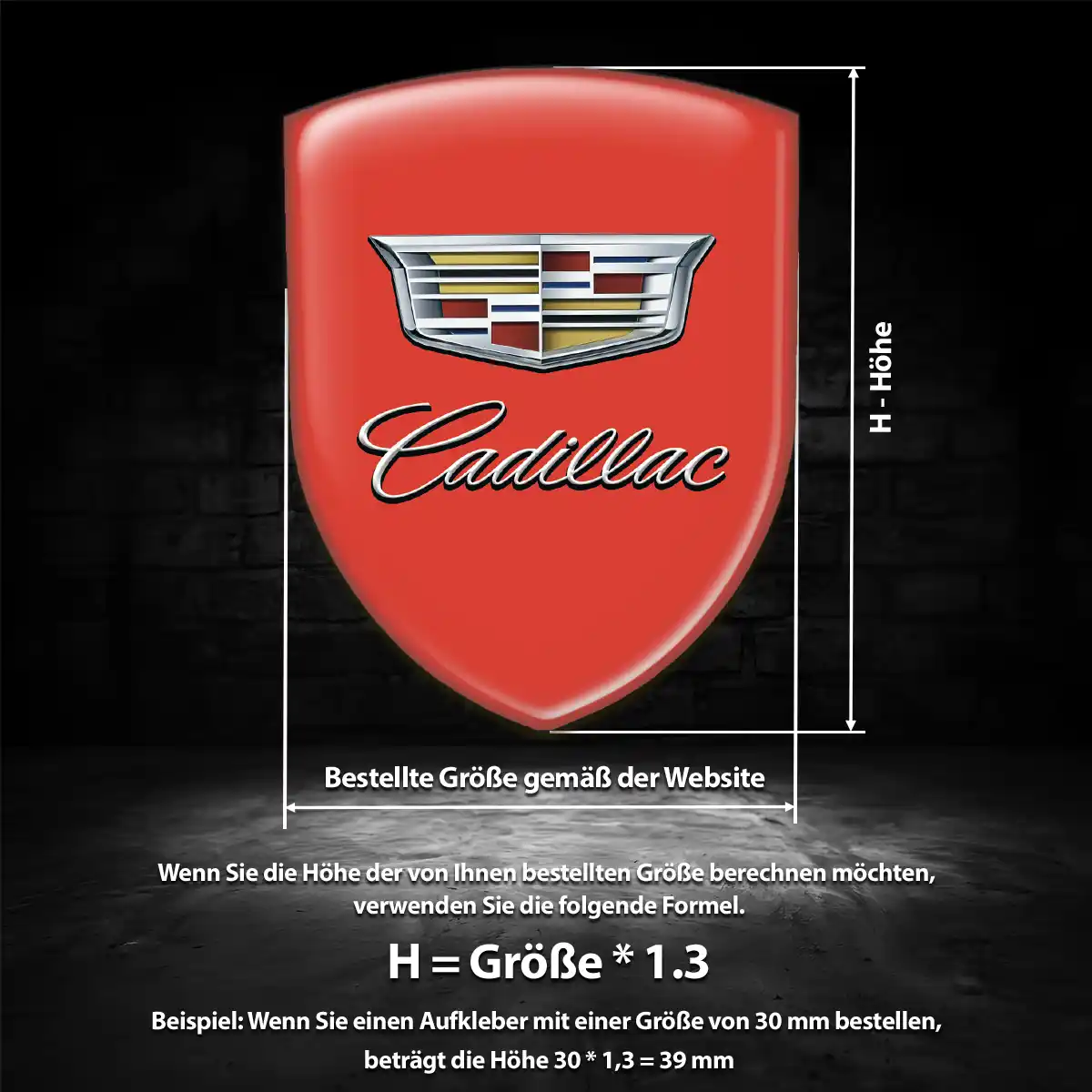 Cadillac Embleme Auto Premiumqualität