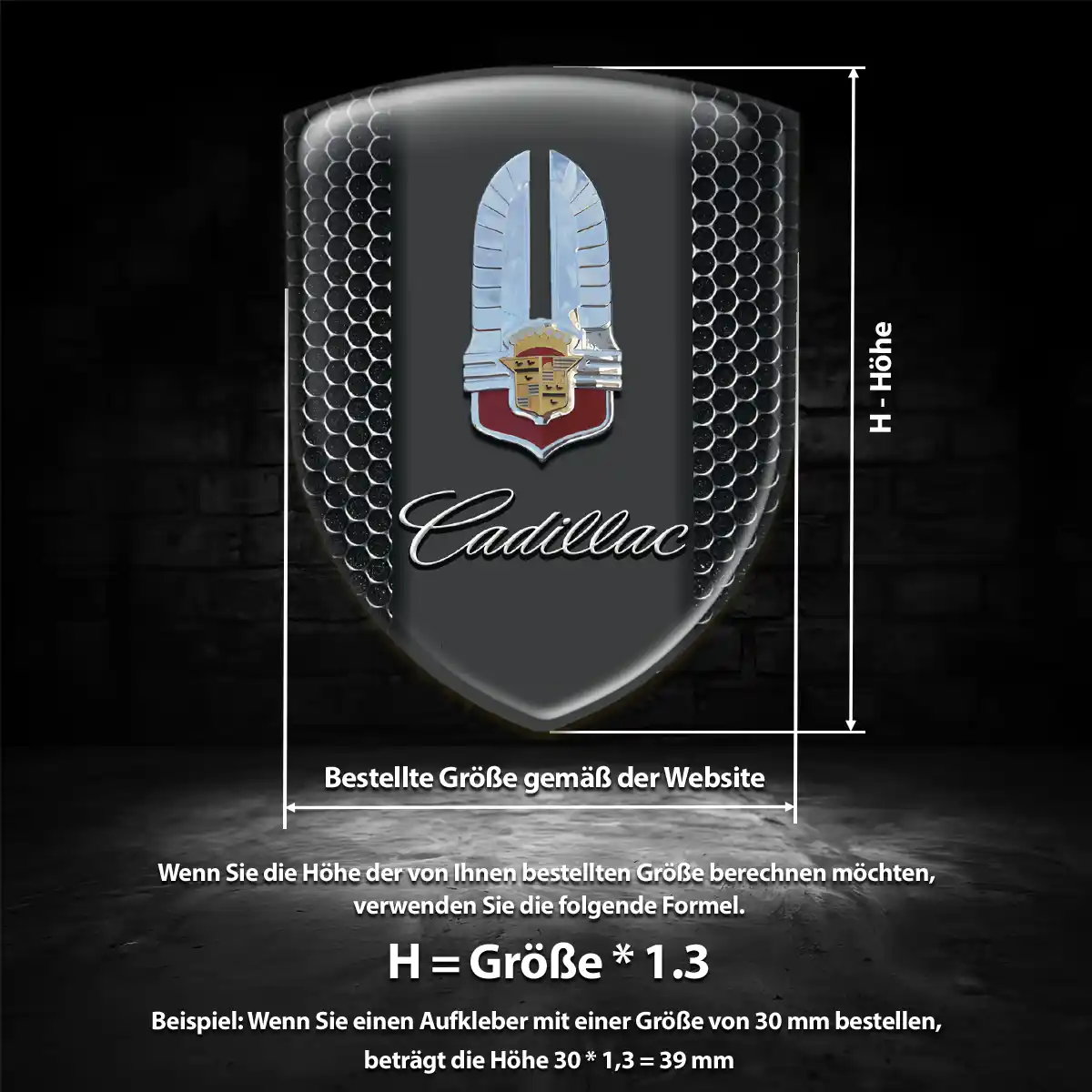 Cadillac Embleme Auto Spitzenqualität