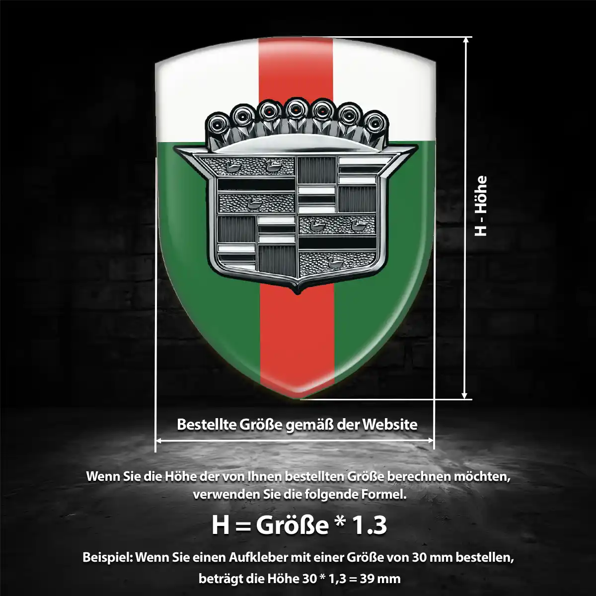 Cadillac Embleme Auto Stilvolles Design