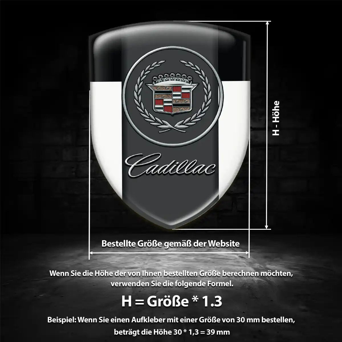 Cadillac Embleme Auto Tuningfahrzeug