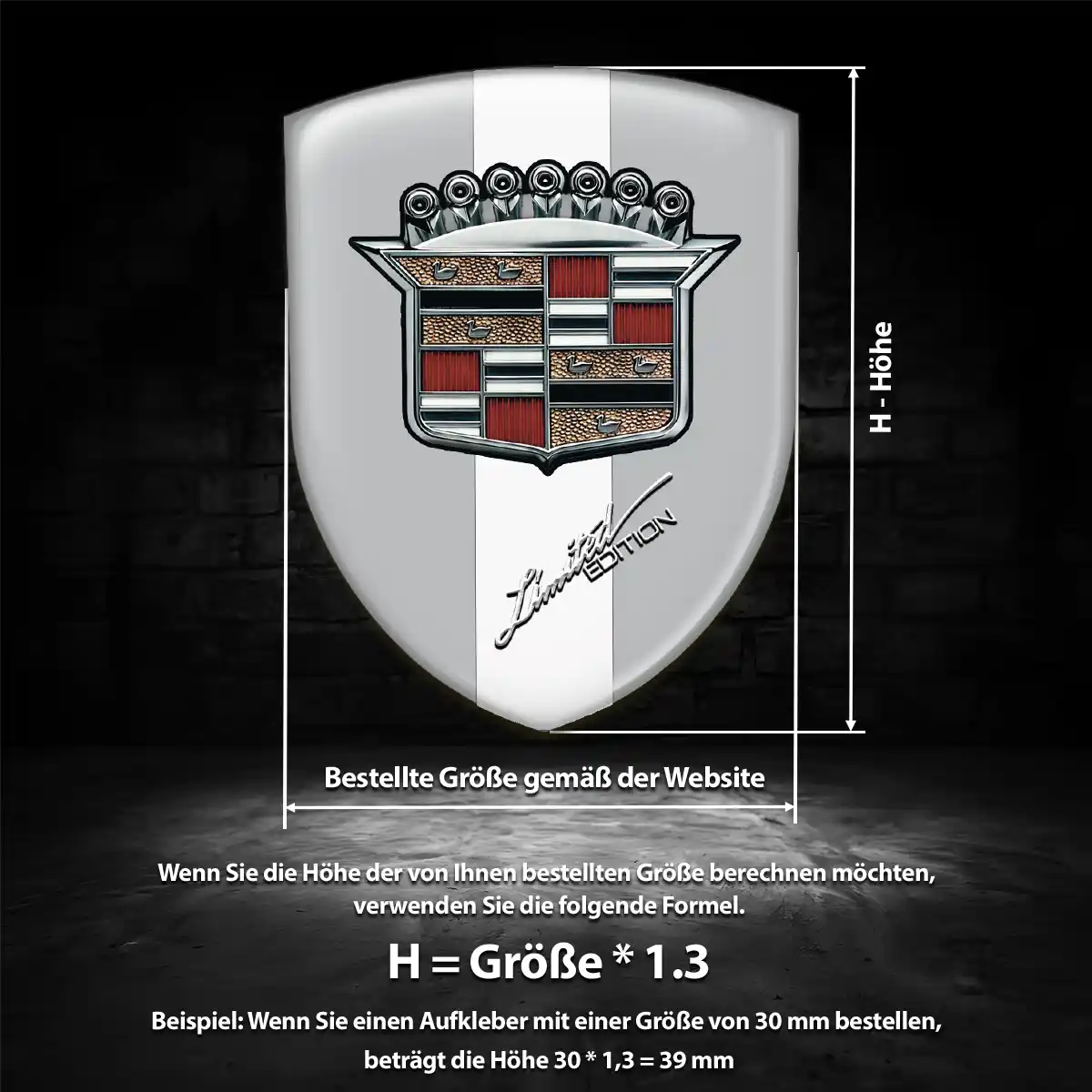 Cadillac Embleme Erstklassige Qualität