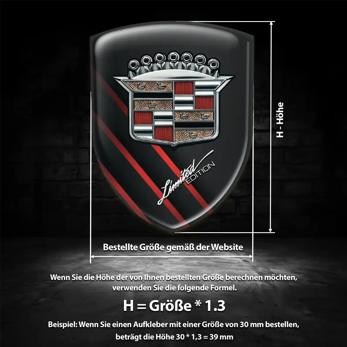 Cadillac Embleme Premiumqualität