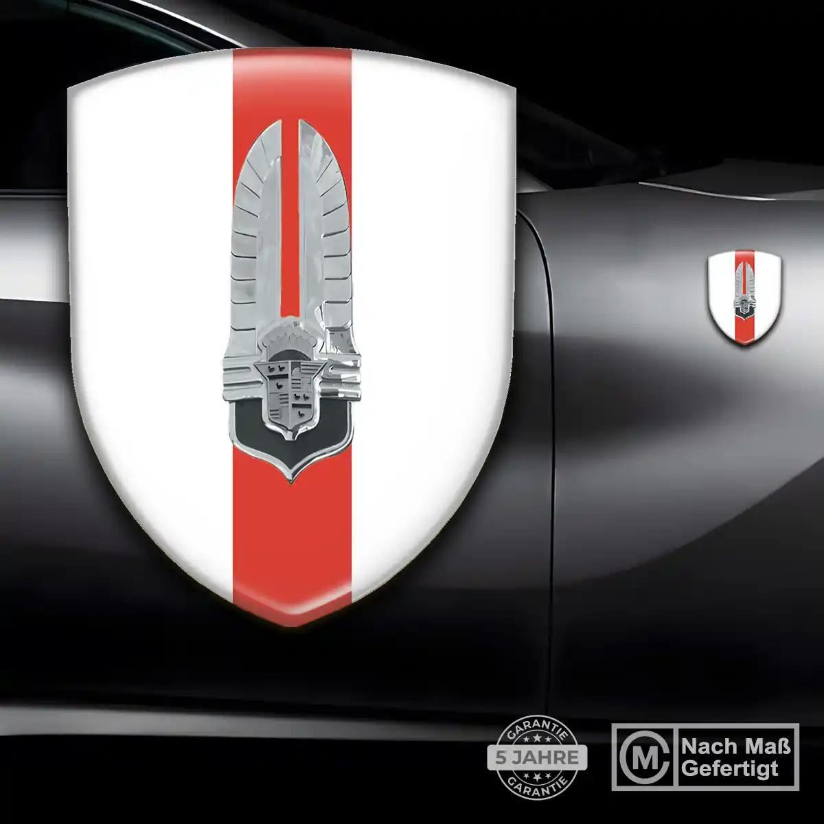 Cadillac Embleme Silikon Aufkleber Ausdrucksstarkes Design