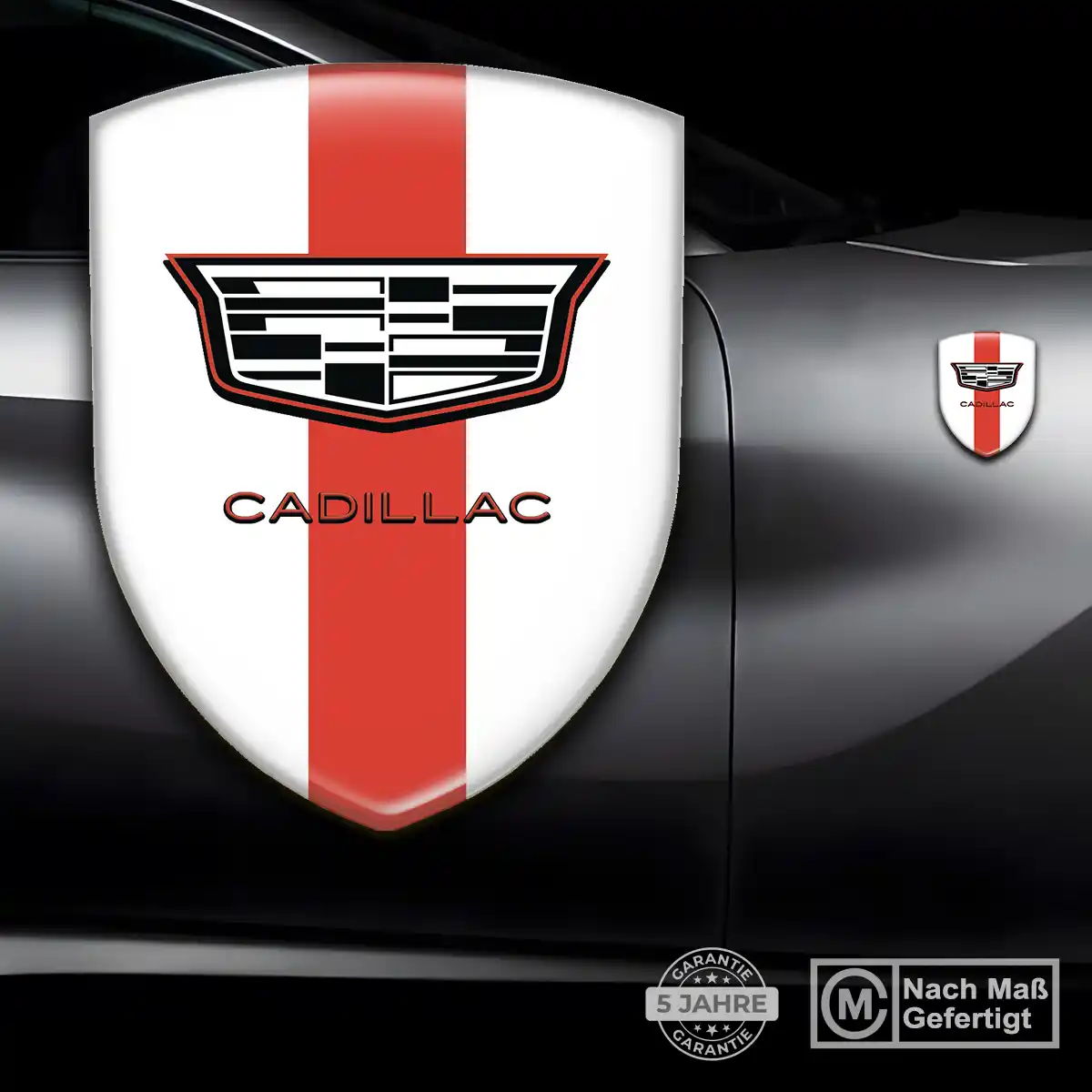 Cadillac Embleme Silikon Aufkleber Auto Elegantes Design