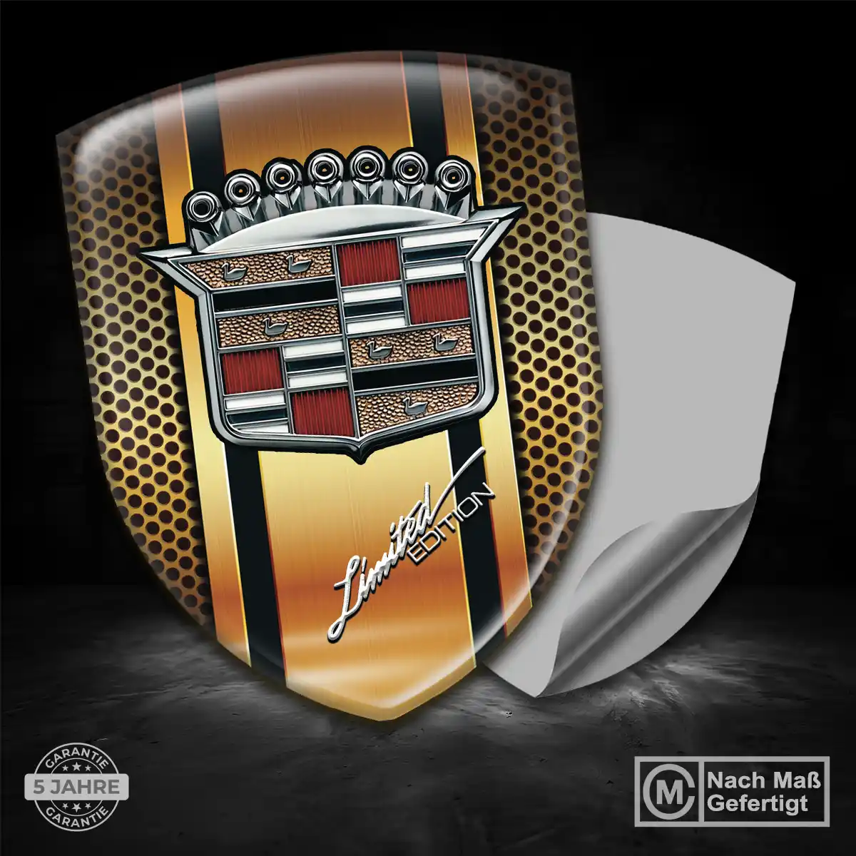 Cadillac Embleme Silikon Aufkleber Auto Exterieurdesign