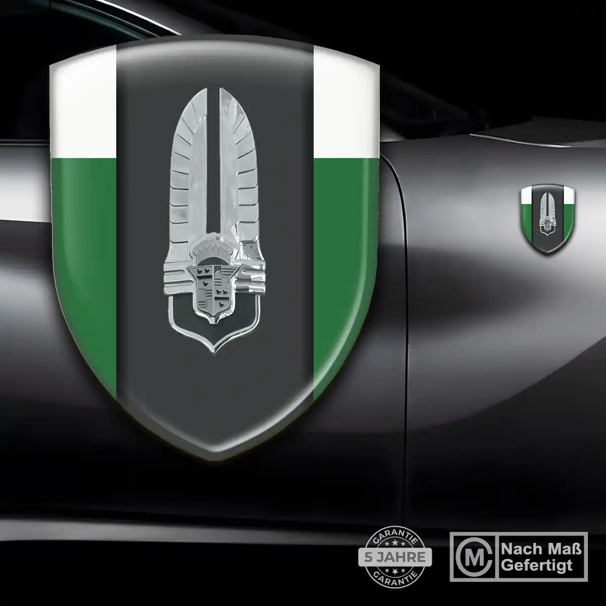 Cadillac Embleme Silikon Aufkleber Auto Tuningfahrzeug