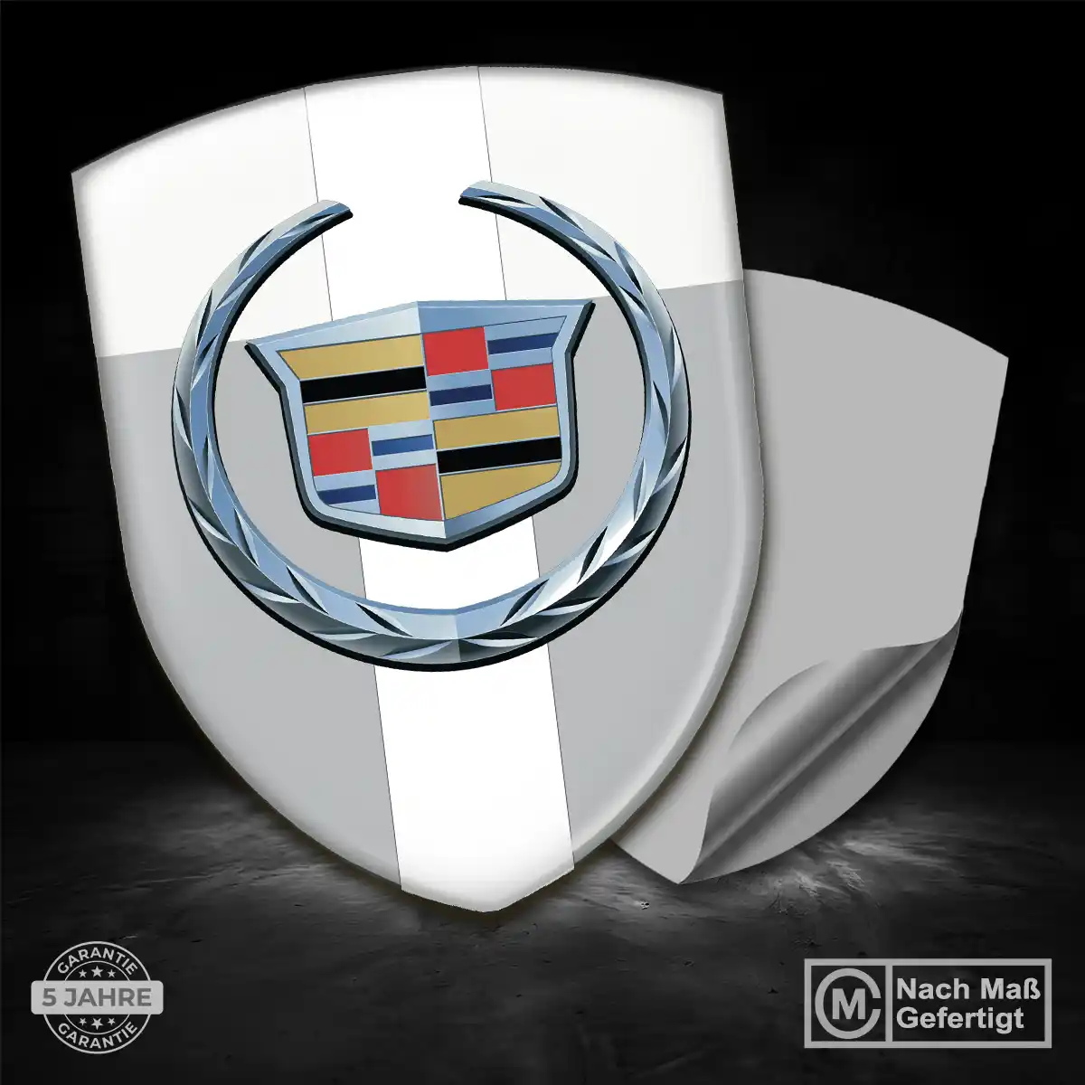 Cadillac Embleme Silikon Aufkleber Überzeugende Qualität