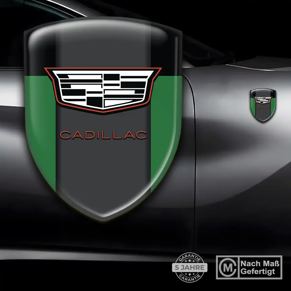 Cadillac Embleme Silikon Aufkleber Erstklassige Qualität