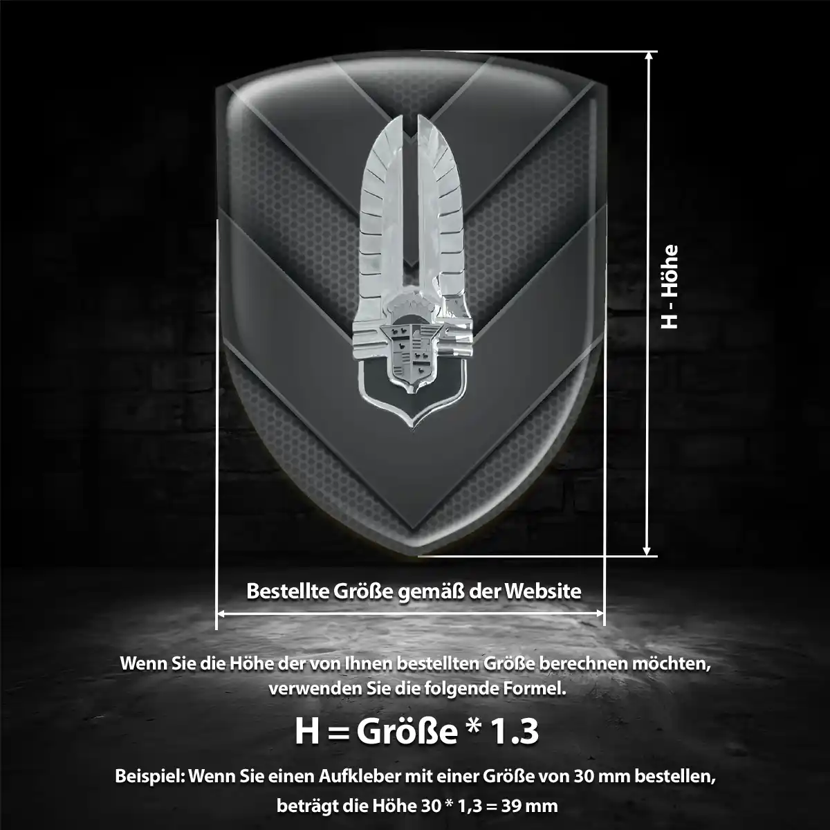 Cadillac Embleme Silikon Aufkleber Exterieurdesign