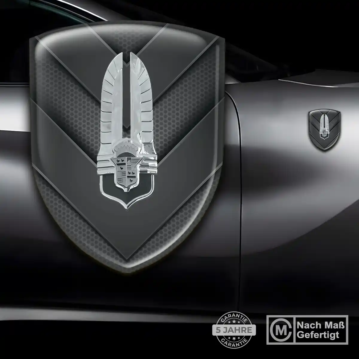 Cadillac Embleme Silikon Aufkleber Exterieurdesign