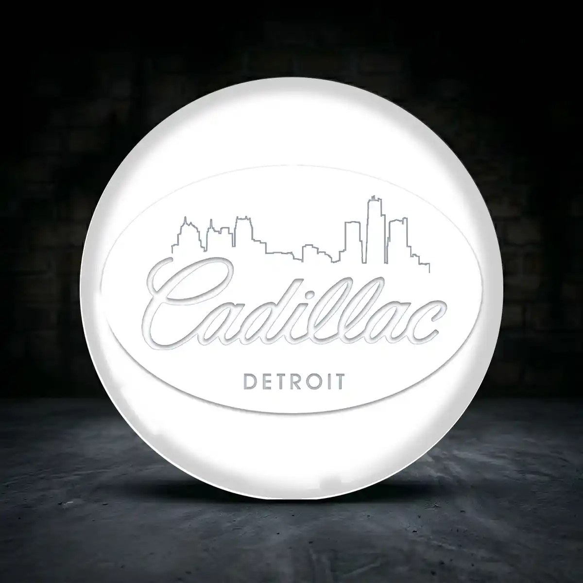 Cadillac Embleme Silikon Aufkleber Premium-Edition