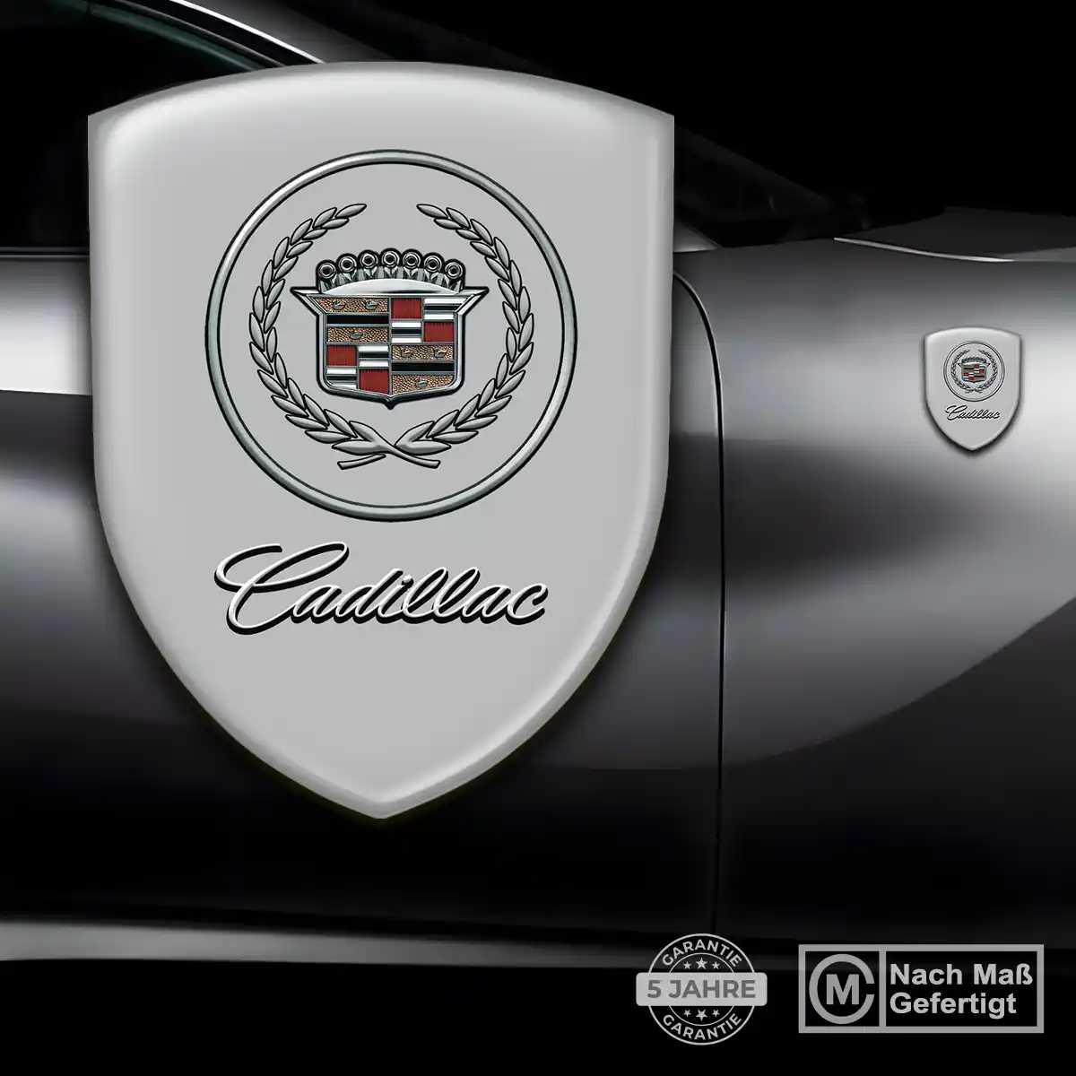 Cadillac Embleme Silikon Aufkleber Spitzenqualität
