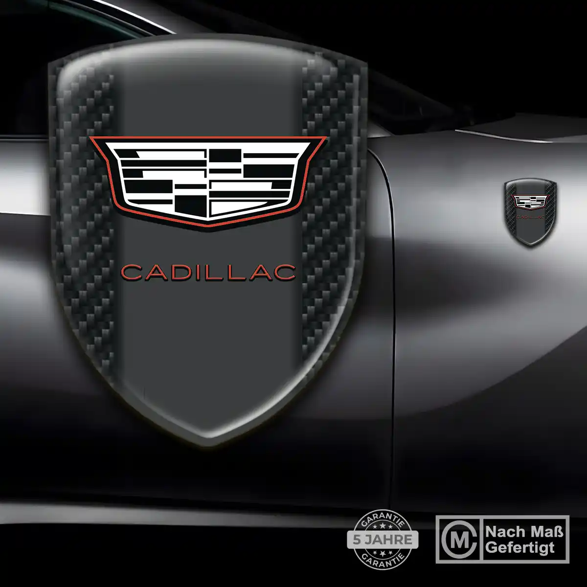 Cadillac Embleme Silikon Aufkleber Verlässliche Qualität