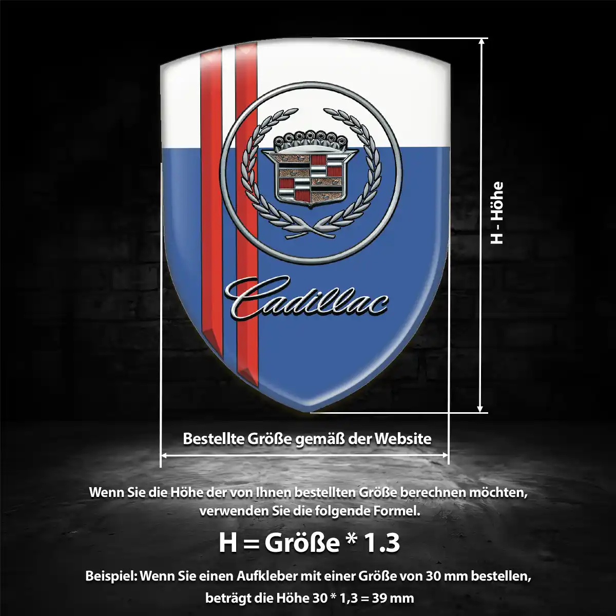 Cadillac Embleme Tuningfahrzeug