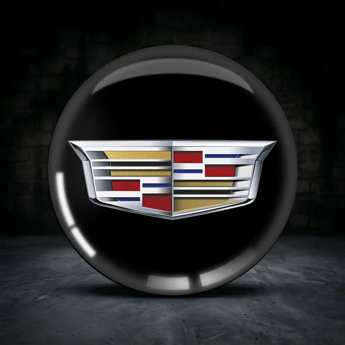 Cadillac Felgen Embleme Aufkleber Hochwertiges Harz