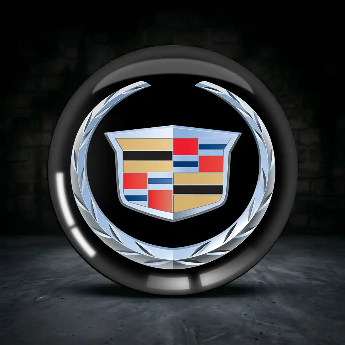 Cadillac Nabendeckel Aufkleber Hohe Qualität