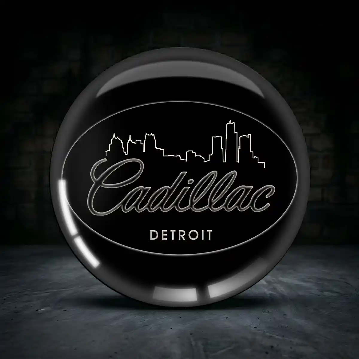 Cadillac Nabendeckel Aufkleber Luxus-Edition