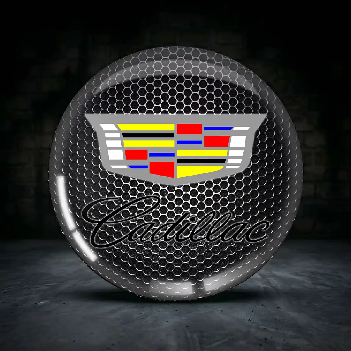 Cadillac Nabenkappen Aufkleber Stilvolles Design