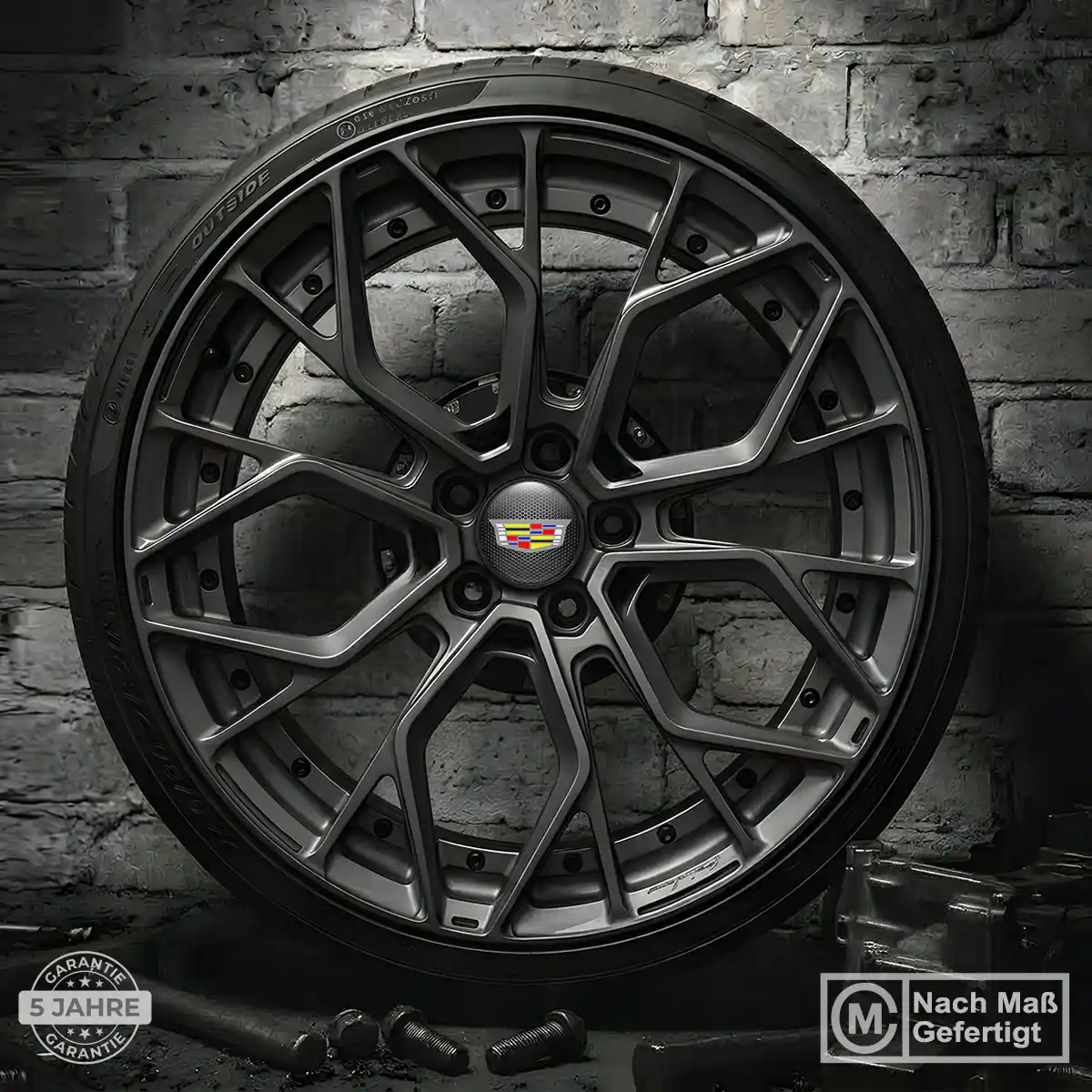 Cadillac Rad Mitte Aufkleber Radkappen Hohe Qualität