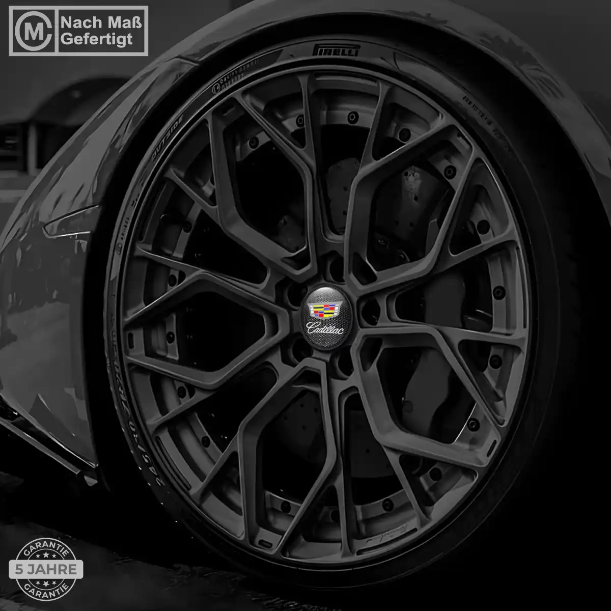 Cadillac Rad Mitte Aufkleber Radkappen Luxus-Edition
