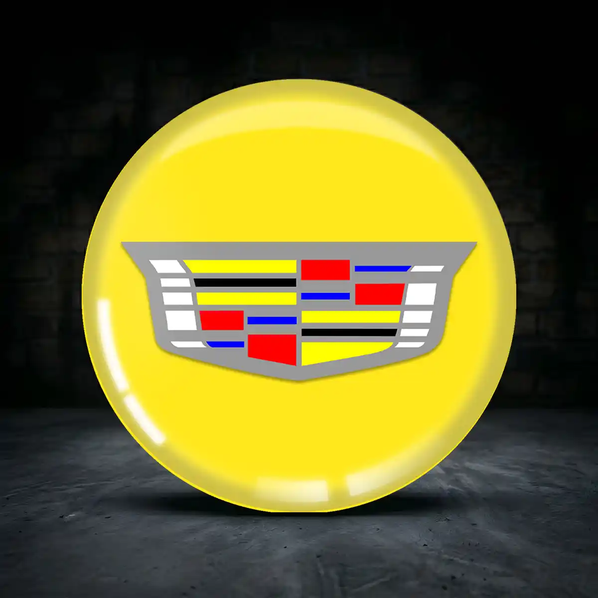 Cadillac Radmitte Aufkleber Nabendeckel Hochwertiges Harz