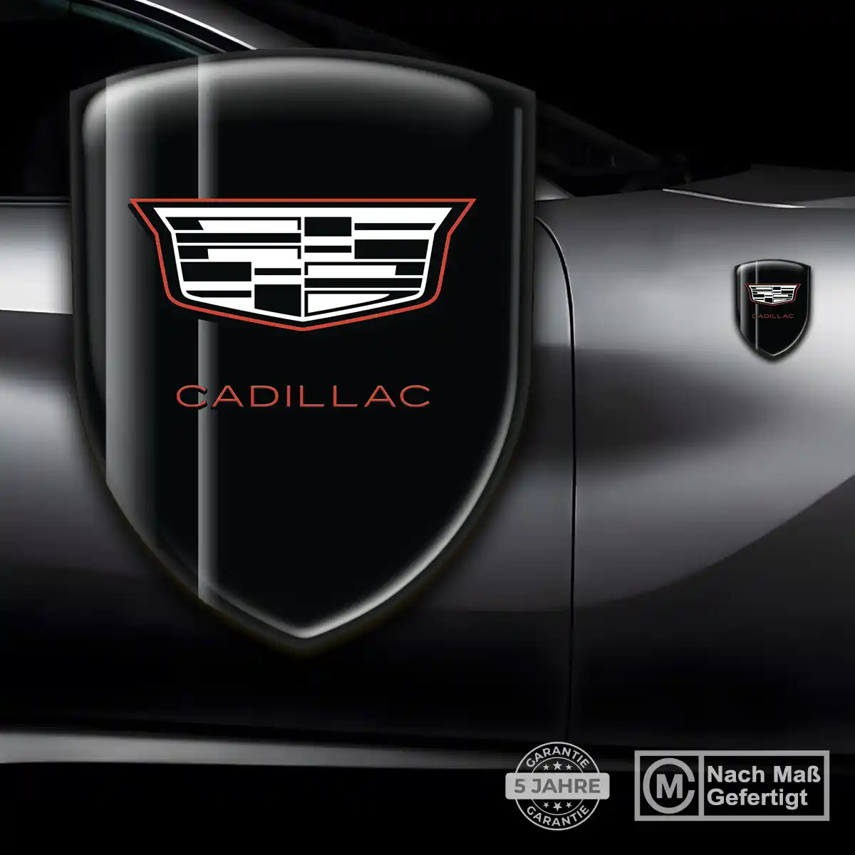 Cadillac Silikon Aufkleber Ausdrucksstarkes Design