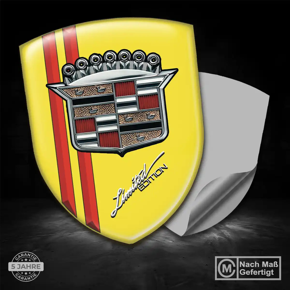 Cadillac Silikon Aufkleber Auto Elegantes Design