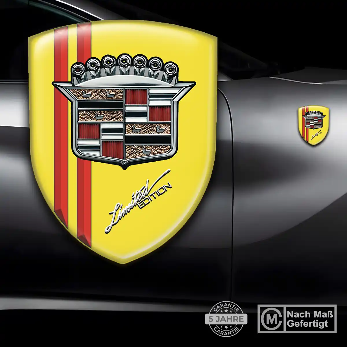 Cadillac Silikon Aufkleber Auto Elegantes Design