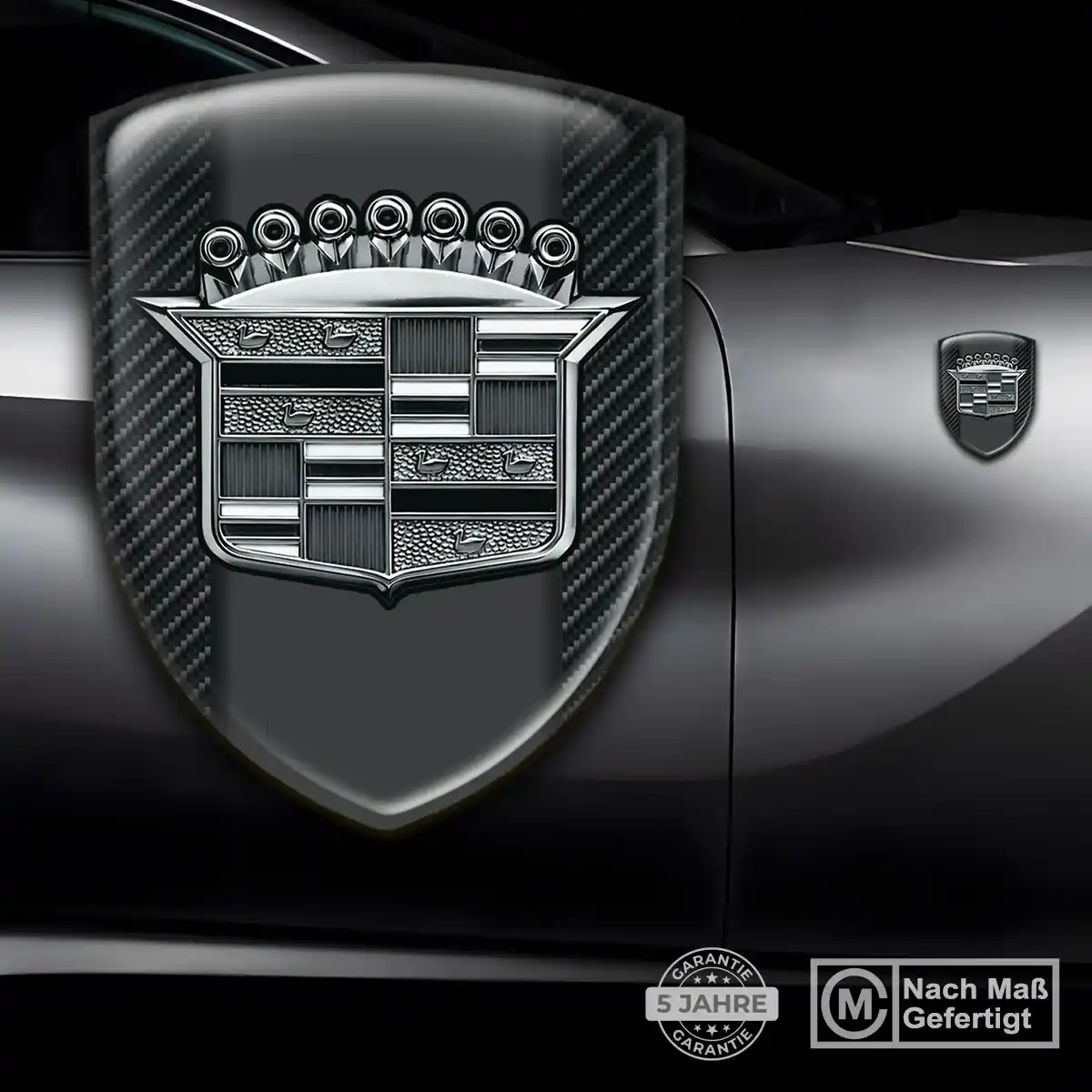 Cadillac Silikon Aufkleber Auto Hochwertiges Harz