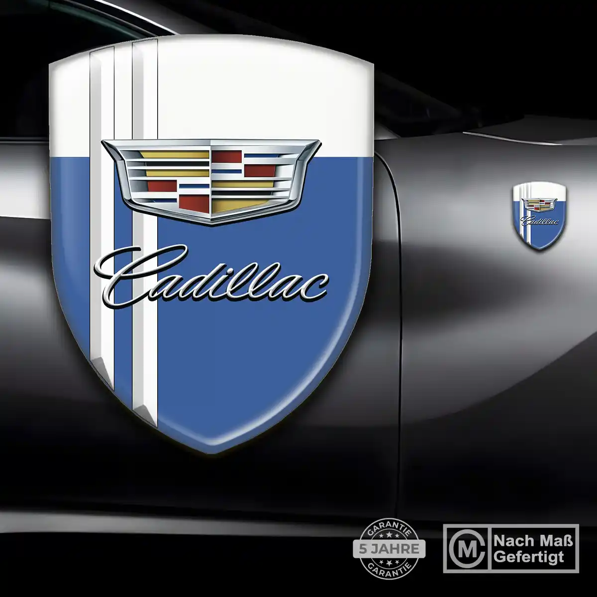 Cadillac Silikon Aufkleber Auto Markenedition